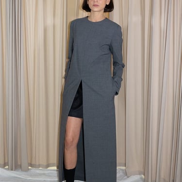 MM6 Maison Margiela Tailored Maxi Dress - Grey on Garmentory