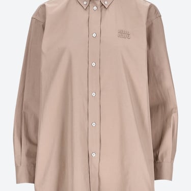 Miu Miu Women Poplin Shirt