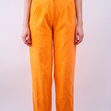 1980's 'creations americana' bright orange cords