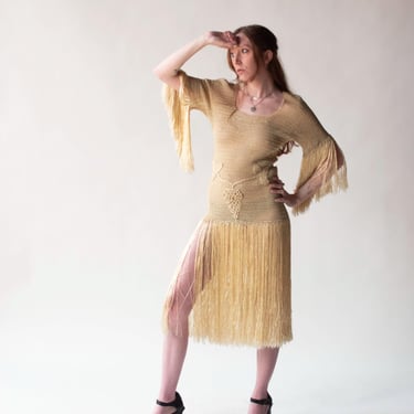 1920s Crochet Dress 