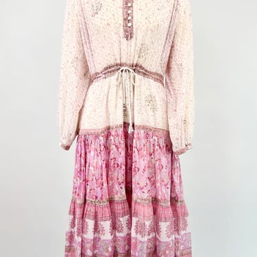 Pale Pink Indian Cotton Dress