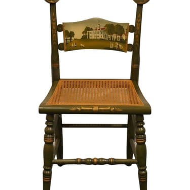 GENUINE HITCHCOCK 1974 Limited Edition Edward Keith Hand Painted Side Chair - George Washington's Mount Vernon 
