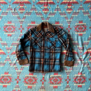 Vintage 1960s Plaid Pioneer Wear Plaid Jacket 