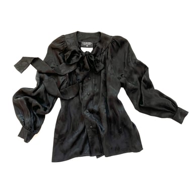 Vintage Chanel Silk Blouse 