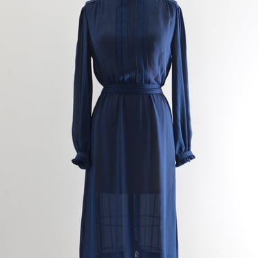 Vintage Pierre Balmain Chiffon Dress