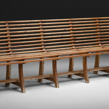 Slatted Bench