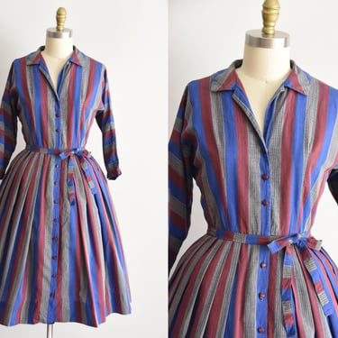 1950s Mixed Berry dress 