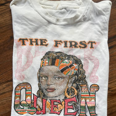 Vintage &quot;First Black Queen&quot; T-Shirt (1990's)