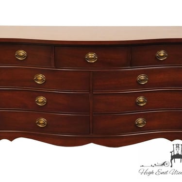 DIXIE FURNITURE Mahogany Traditional Duncan Phyfe Style 56" Double Dresser 964 