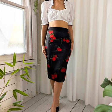 S/S 99 Dolce &amp; Gabbana Tomato Print Skirt