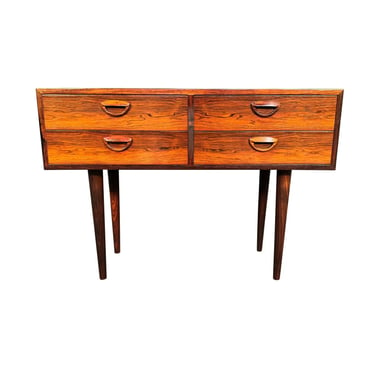 Vintage Danish Mid Century Modern Rosewood Entry Chest by Kai Kristiansen 