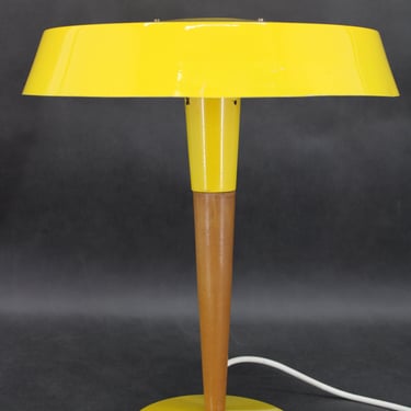 1970s Yellow Table Lamp by Kamenicky Senov ,Czechoslovakia / Mid-century / Vintage Lamp / Yellow Colour / 