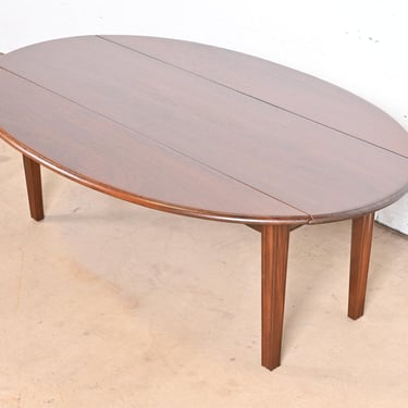 Kittinger American Colonial Mahogany Drop Leaf Coffee Table, Newly Refinished