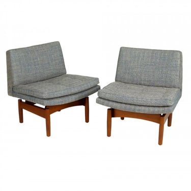 Pair of Slipper Chairs by Gerald Luss