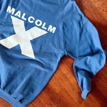 Vintage Malcolm X Blue Sweatshirt (1990's)
