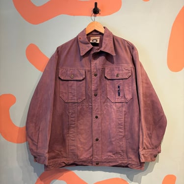 Vintage Anarchic Adjustment Purple Denim Jacket size Large 