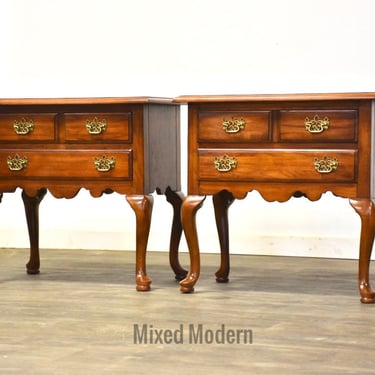 Oak Nightstands by Thomasville - A Pair 