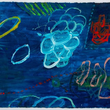 Elfi Schuselka Abstract Composition Oil on Canvas