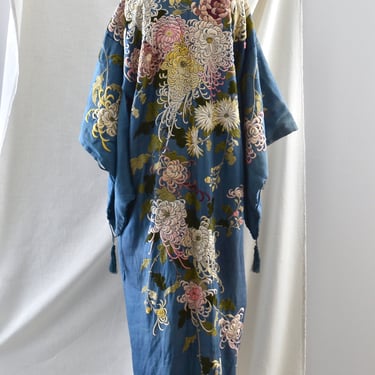 1920's Silk Embroidered Kimono