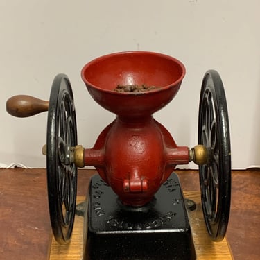 Antique 1873 Enterprise Co. No. 2 Tabletop Coffee Grinder 