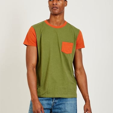 Levi&#39;s Vintage 1950&#39;s Sportswear Tee - Green Rust