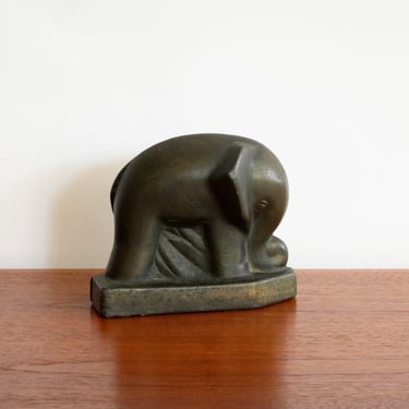 Art Deco Elephant Bookends