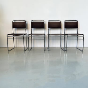 Vintage Marcel Breuer B5 Chairs, Set of 4