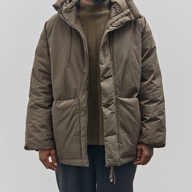 7115 by Szeki Unisex Hooded Puffer, Olive