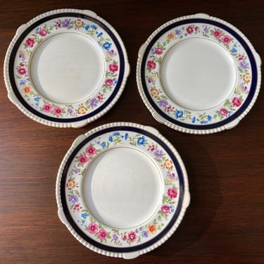 Three Fondville Ambassador Ware Plates 