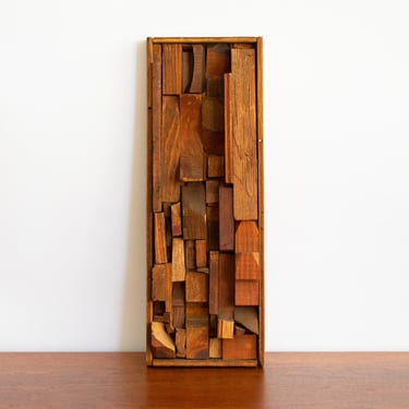 Nevelson-Style Wall Sculpture
