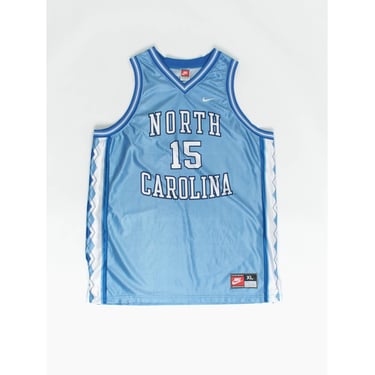 Vintage 90s Nike N. Carolina basketball Jersey blue and white - 2XL 