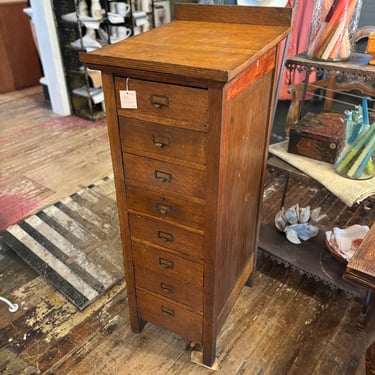 Cool Vintage 8 Drawer File Cabinet