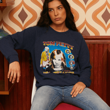 People of Leisure Tom Petty and the Heartbreakers Sweatshirt - Midnight Blue