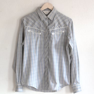 Vintage Lee Western Shirt - Pearl Snap With Arrow Pockets 