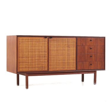 Jack Cartwright Founders Mid Century Cane Front Credenza - mcm 