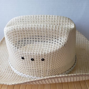 Vintage RARE Summit Hat Co Houston style model Straw hat Brand New 