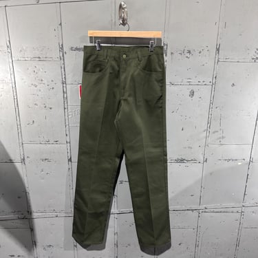 Vintage 38 Waist x 28 Inseam White Painter Utility Work