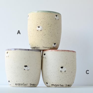 Little Sheep Cups | Handmade Pottery 