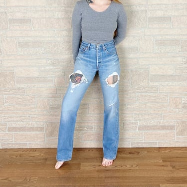 Levi's 501xx Distressed Vintage Jeans / Size 25 