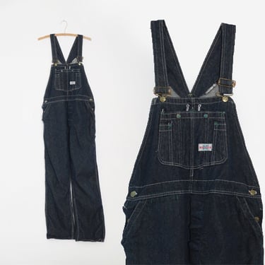 Vintage 70s Rugged K Kmart deadstock bib overalls 36x32 