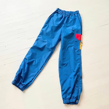 1990s Head Cobalt Blue Sporty Pants with Cool Pocket 