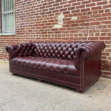 Leather Chesterfield Sofa