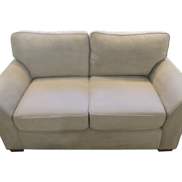 Modern Loveseat (CONSIGNED, 66"x37"x34", Light Grey )