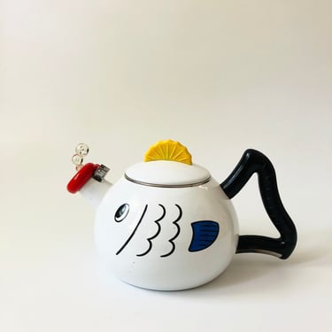 Kamenstein Enamel Fish Kettle 