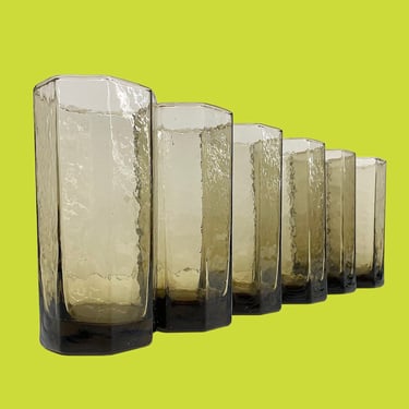 Vintage Drinking Glasses Retro 1970s Mid Century Modern + | Retrospect  Vintage - Philadelphia, PA | ATTIC