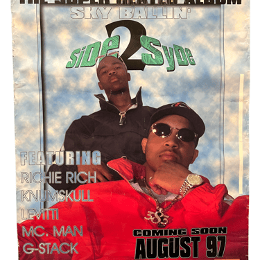 Vintage Side 2 Syde "Sky Ballin" Promotional Poster '97