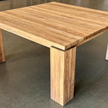 Large Square Teak Dining Table from Terra Nova Furniture Los Angeles 