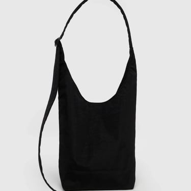 Small Nylon Sling Bag in Black - Baggu