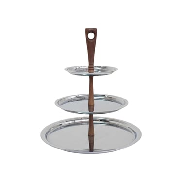 Midcentury Three-Tiered Tray 