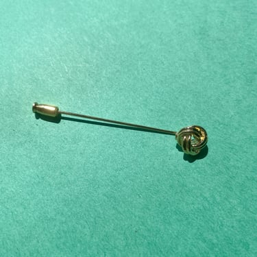 Gold Knot Stick Pin
